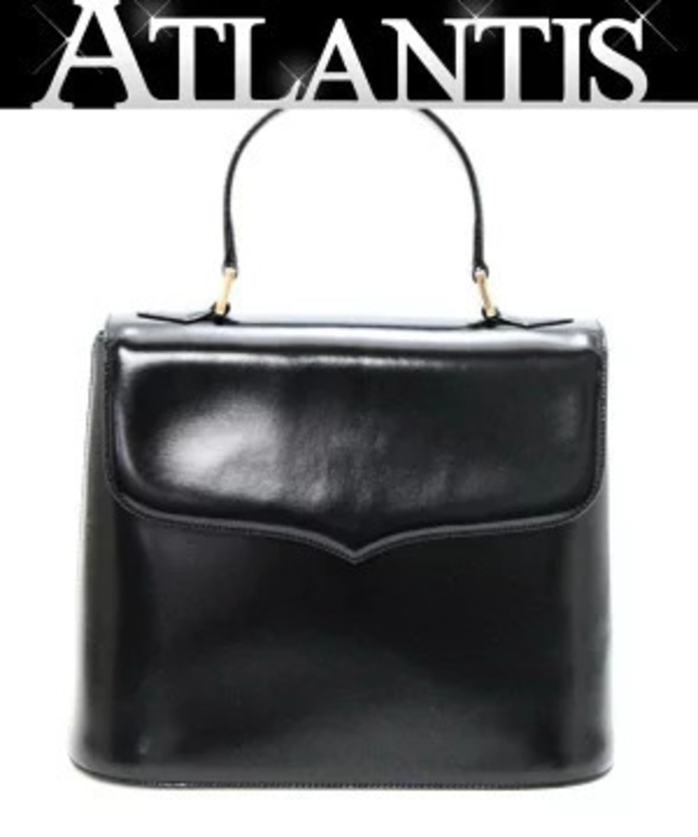 Saint Laurent Yves Leather Handbag Black